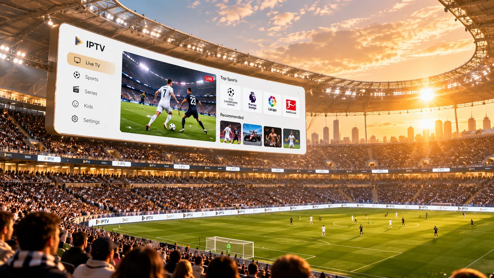 iOS App Store Suchergebnisse für IPTV-Apps auf dem iPhone